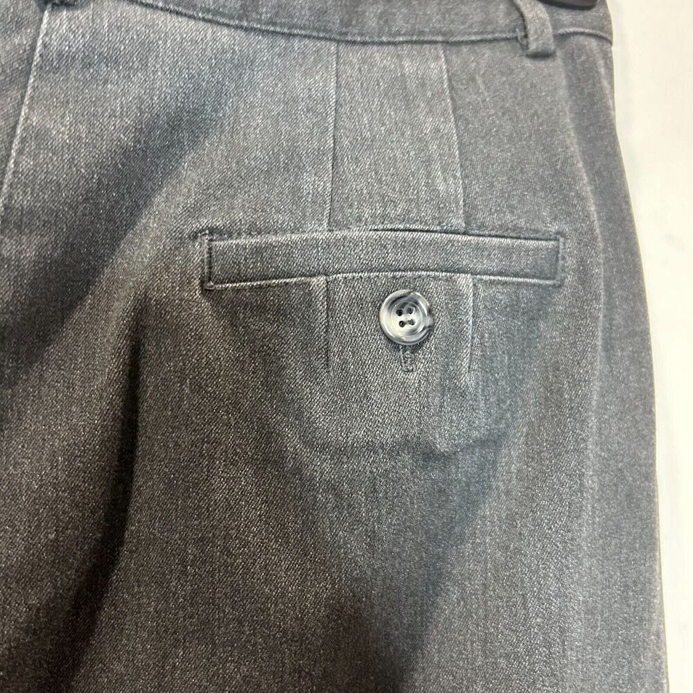 Talbots Petites Stretch Straight Leg High Rise Pants Dark Gray Women 10 - Picture 5 of 8